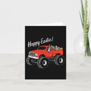 Jungen Kinder Happy Oster Lkw Ostereier Kleinkind  Karte