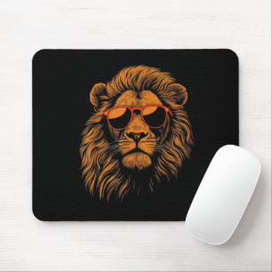 Jungen Kinder Lustiger Löwe Tier Mousepad