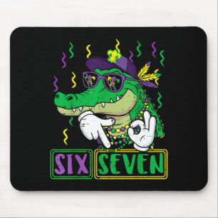 Jungen Kinder Sechs Sieben Alligator 6 7 Mousepad