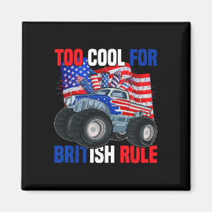 Jungen Kinder zu Cool für die britische Regel 4. J Magnet