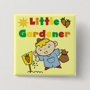Jungen-kleine Gärtner-T-Shirts und Geschenke Button