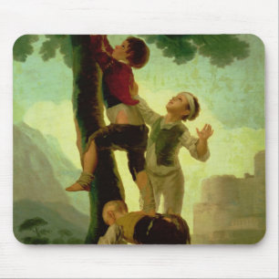 Jungen-Klettern Francisco Jose de Goya y Lucientes Mousepad