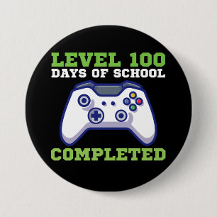 Jungen Level 100 Schultage absolviert Button
