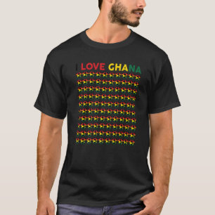 Jungen Liebe Ghana Fußball Balls Kinder Kleinkind  T-Shirt