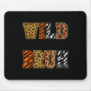 Jungen lustiges Wildtier über das Lesen von Bruh-B Mousepad