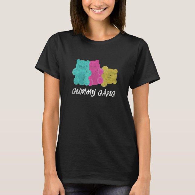 Jungen Mädchen beschädigt Gummibär Sweet Gummies k T-Shirt (Vorderseite)