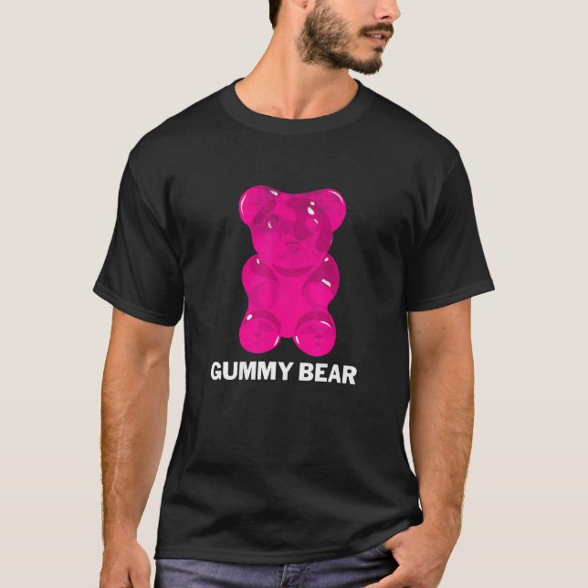 Jungen Mädchen gestört Gummy Bär Sweet Candy T-Shirt (Vorderseite)