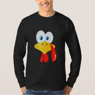 Jungen Mädchen Kinder Thanksgiving-Trott Truthahn- T-Shirt