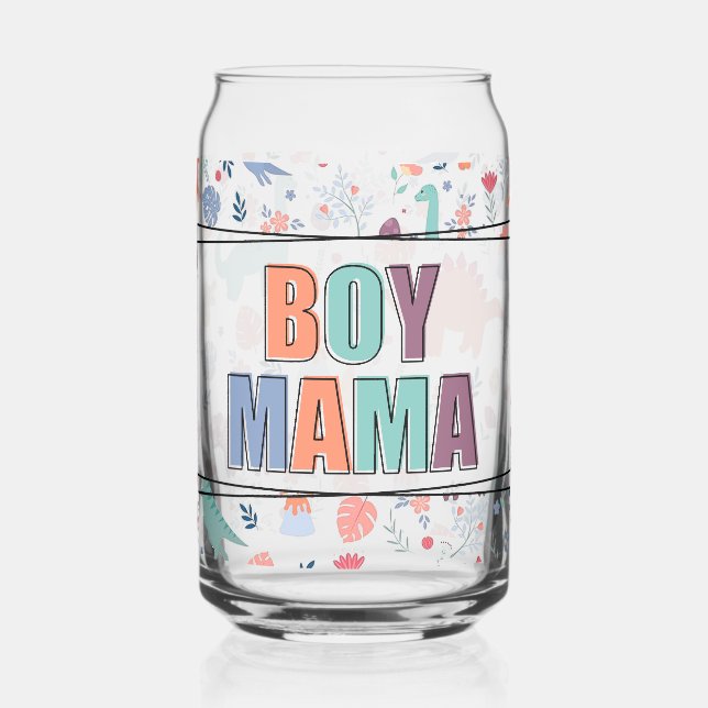 Jungen Mama Dosenglas (Links)