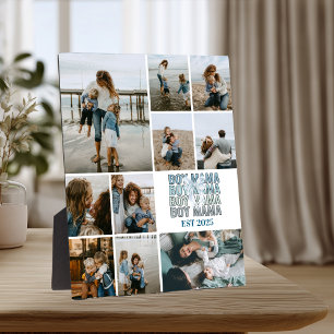 Jungen-Mama-Personal-Foto-Collage Fotoplatte