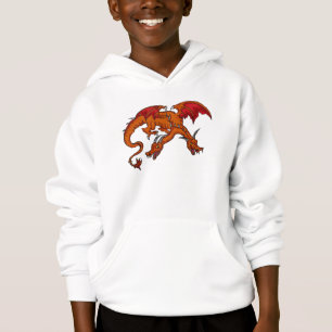 Jungen mit zwei Kopf Drachenfass-Shirt Hoodie