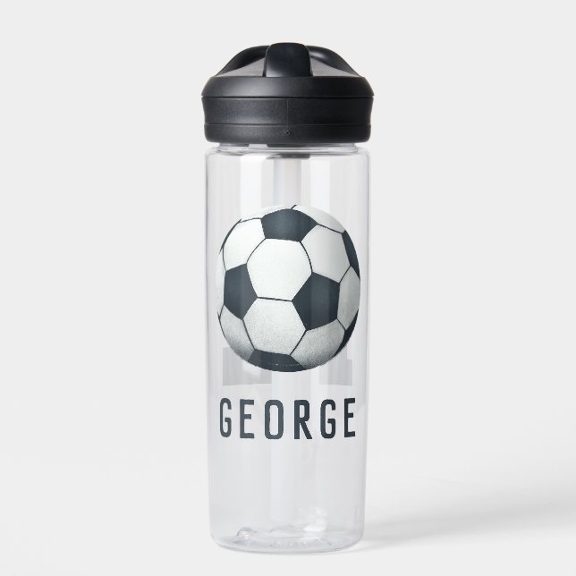 Jungen Moderne Sporty Soccer Kinder Trinkflasche (Vorderseite)