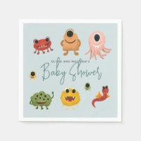 Jungen Moderne und Niedliche Monster Babydusche