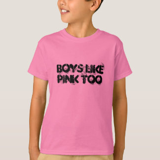 Jungen mögen ROSA auch T-Shirt