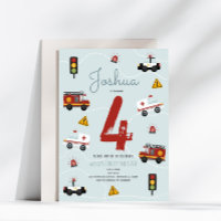 Jungen Niedlich Blue Police Nothilfe Reise Geburts