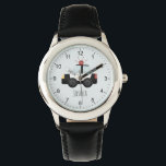 Jungen Niedlich moderne blaue Polizeiwagen Kinder Armbanduhr<br><div class="desc">Diese niedliche und moderne Kinderuhr verfügt über einen Cartoon mit Polizeiwagen und einen Platz,  wo Sie Ihren Jungs Namen hinzufügen können. Perfekt für jedes Kind,  das davon träumt,  Polizist zu sein! Mit klaren Zahlen und einem blauen Hintergrund ist dies ideal für eine Kinderuhr.</div>