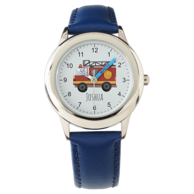 Jungen Niedlich Moderner Motor LKW Kinder Armbanduhr (Vorderseite)