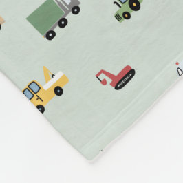 Jungen Niedlicher Transport Car Muster Kids Fleecedecke