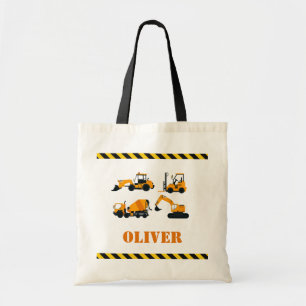 Jungen personalisierte Baustanzer Tote Tasche