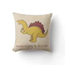 Jungen-personalisierter Dinosaurier-Raum-beige