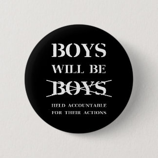 Jungen sind Jungenknopf (Fluch frei) Button