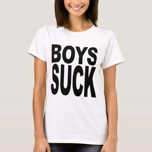 Jungen sind zum Kotzen T-Shirt (Vorderseite)