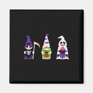 Jungen Skelett Geist Gruseliger Kürbis Mumie Gnome Magnet