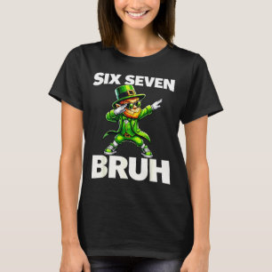 Jungen St. Patricks Day 67 Leprechaun Dab sechs si T-Shirt