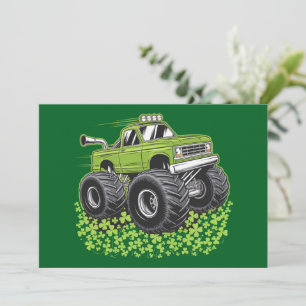 Jungen St. Patricks Tag Kleinkind Glücklicher Mons Einladung