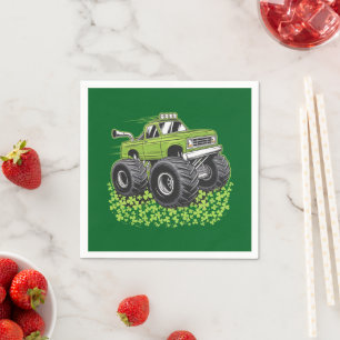 Jungen St. Patricks Tag Kleinkind Glücklicher Mons Serviette