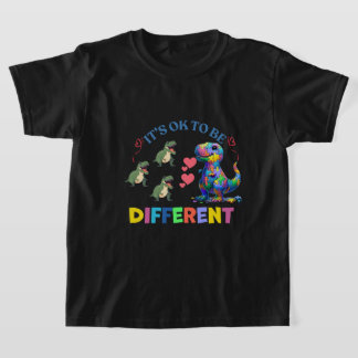 Jungen-T-Shirts – Es ist okay, anders zu sein 🦕💖 T-Shirt
