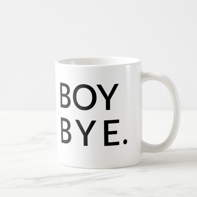 Jungen-Tschüss-Tasse Kaffeetasse (Rechts)