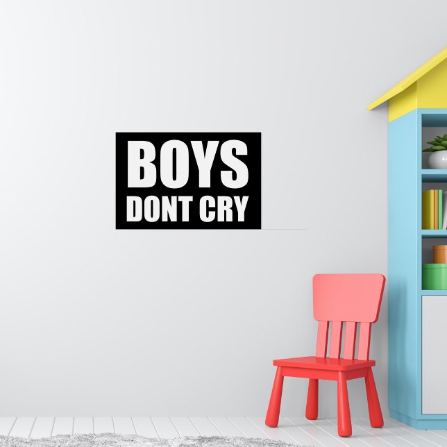 Jungen weinen nicht poster (Kinderzimmer 1)