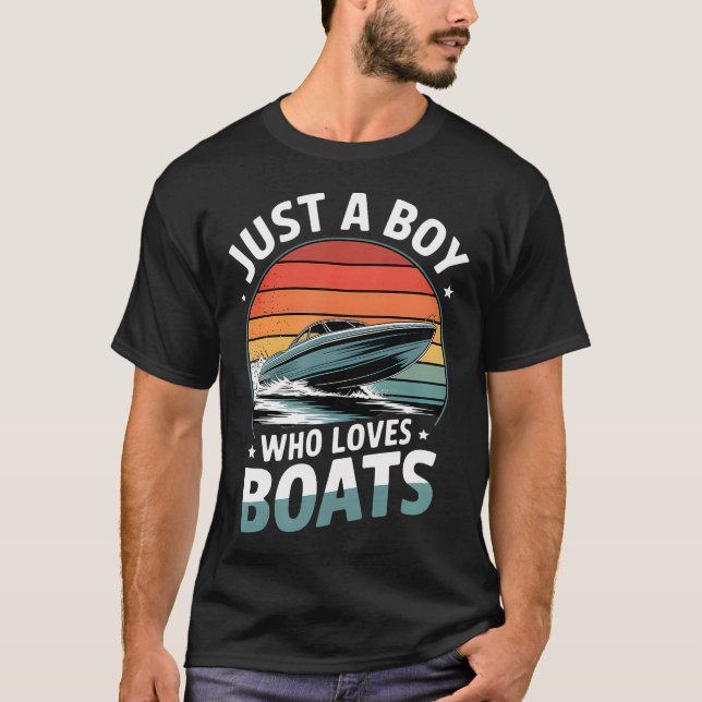 Jungenboot T-Shirt (Vorderseite)