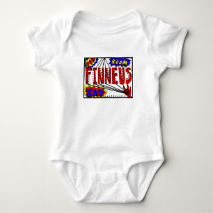 Jungenname Finneus Spinnennetz Superkräfte Baby Strampler