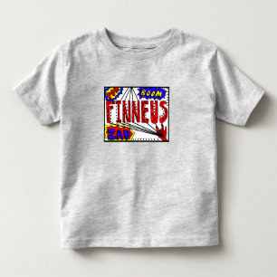 Jungenname Finneus Spinnennetz Superkräfte Kleinkind T-shirt
