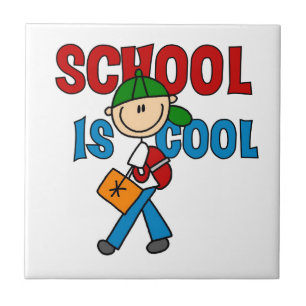 Jungenschule ist cool fliese