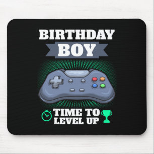 Jungenzeit, um Videospiel-Themenparty-Gamer zu ver Mousepad
