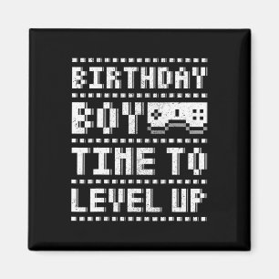Jungenzeit zum Levelaufstieg Teenie-Jungs-Videospi Magnet