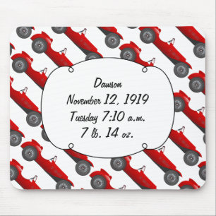 Jungenzimmer Klassisches Auto Geschenke Süßer rote Mousepad