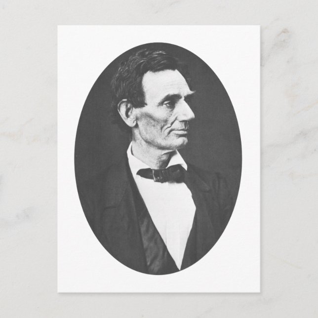 Junger Abraham Lincoln Postkarte (Vorderseite)