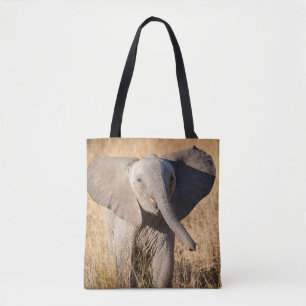 Junger Afrikanischer Elefant Tasche