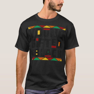 Junger Begabter Und Schwarzer Geschichtsmonat Afri T-Shirt