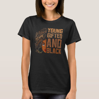 Junger ed und Schwarzer Geschichtsmonat Afrikanisc T-Shirt