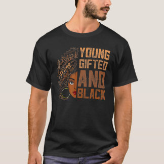 Junger ed und Schwarzer Geschichtsmonat Afrikanisc T-Shirt
