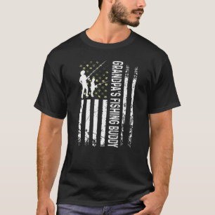 Junger Fischer Opa's Angelfreund Vater Sohn Te T-Shirt