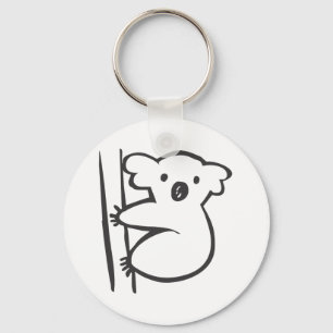 Junger Koala in einem Baum in der Schlüsselanhänger