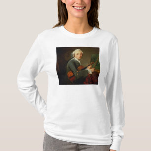 Junger Mann mit einer Violine T-Shirt