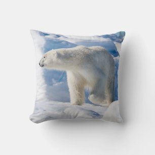 Junger männlicher Eisbär Kissen