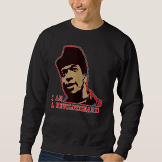 Junger revolutionärer Bruder in Chicago 1969 Kommu Sweatshirt